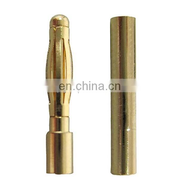 4.5MM Gold Plated Banana Plug XT90 Made in China metal fabrication service