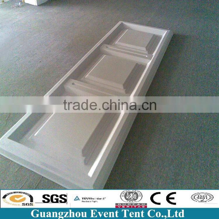 white marquee abs wall tent use for warehouse/party event