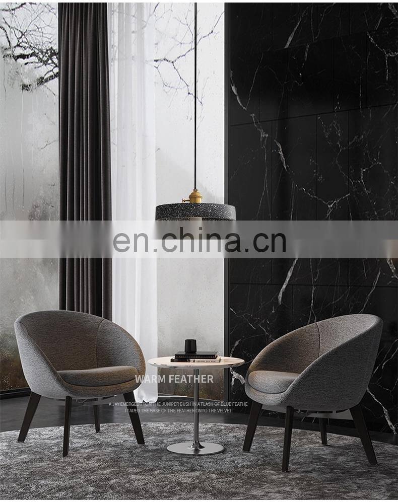 Terrazzo Colorful cement Chandelier Hotel Headboard Acrylic Led Ceiling Pendant Light Kitchen Lamps