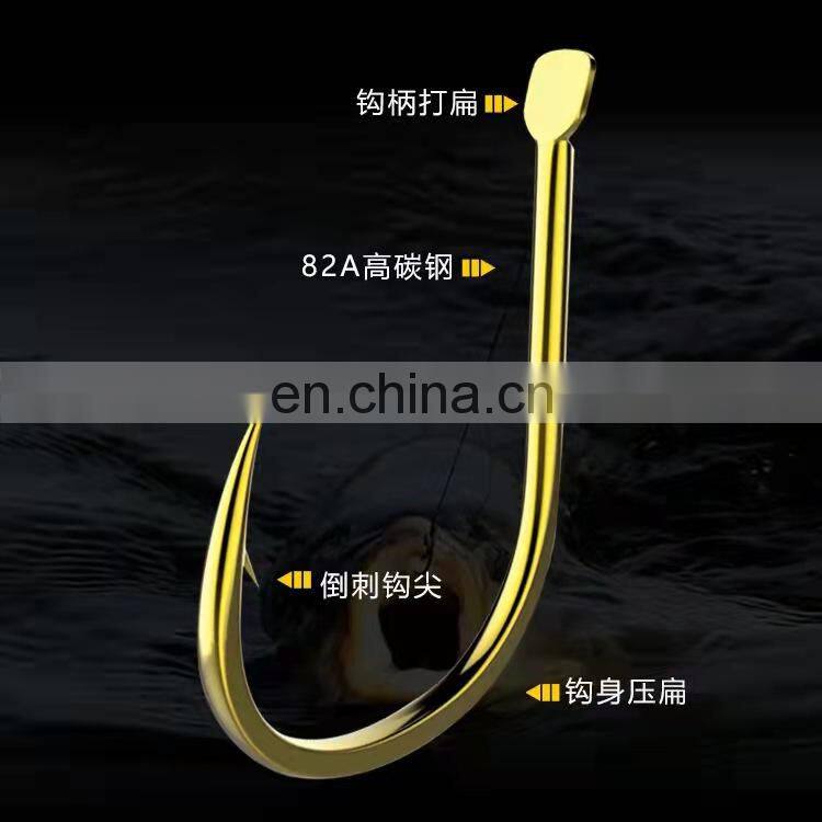 Proberos 11pcs/Bag Carbon Steel Tuna Hook Circle Hook