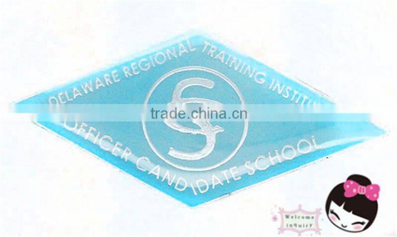 Anniversary lapel pin badge convex polygon Number 5 custom lapel pin badge