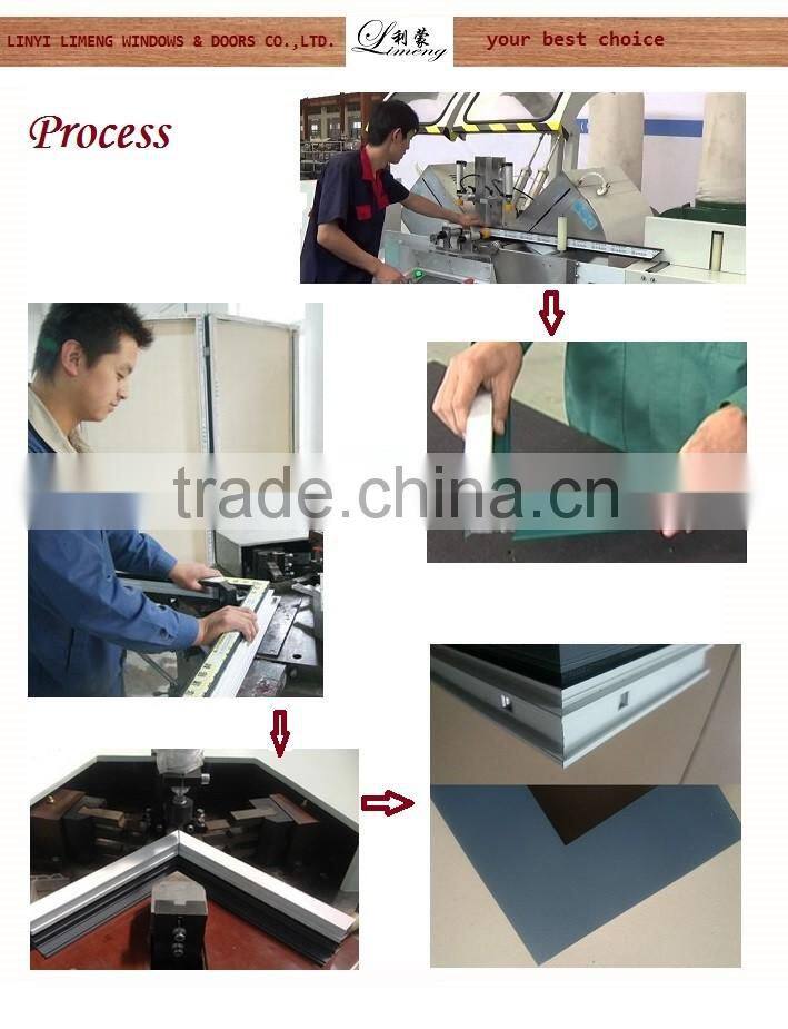 Awning style aluminum windows for real estate with germany hardware