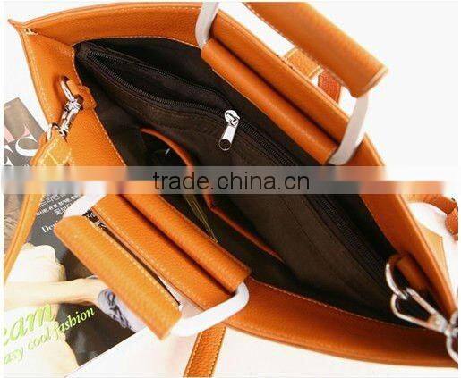 new style fashion durable leather case for ipad 3 in shoulder bag function