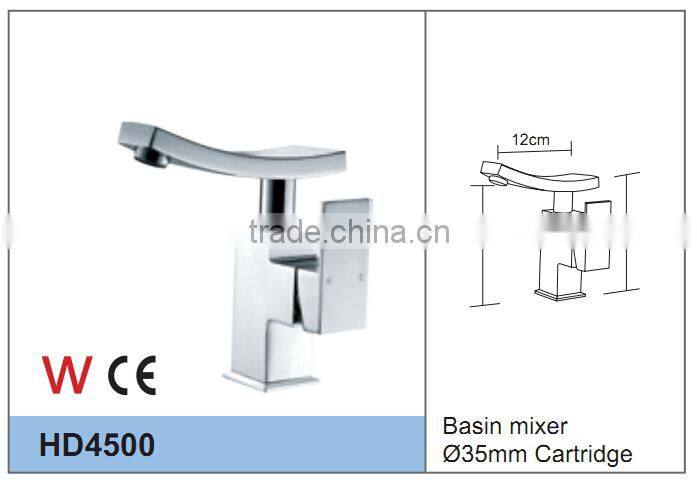 HD4500 35/40mm Watermark Quality Square Bathroom WELS Basin Flick Mixer Tap Faucet