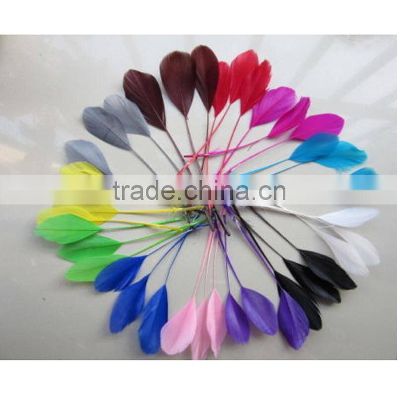 wholesale white feather trim goose feathers artificial for sale