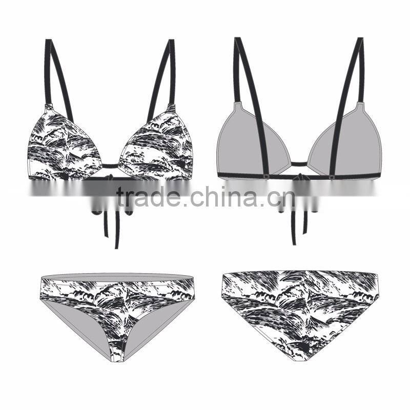 (OEM Factory)Summer padded bra swimsuit swimwear bathing suit bikinis for women