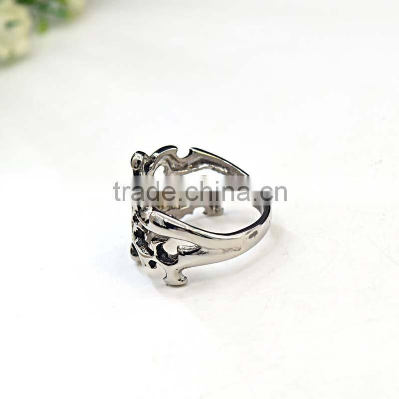 New stainless steel jewelry rings titanium silver 316l stainless steel rings
