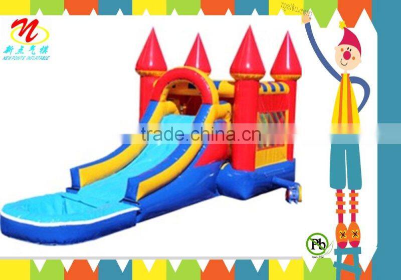 2014 china high quality cheap funny inflatable pool combo for kids