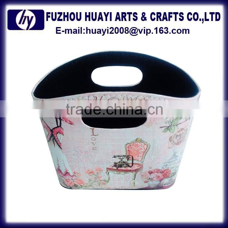 2016 small floral gift basket wholesale , tote storage bag basket
