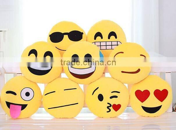 Online Wholesale Fashion Design Plush Emoticon Emoji Pillow,Stuffed Emoji Pillow