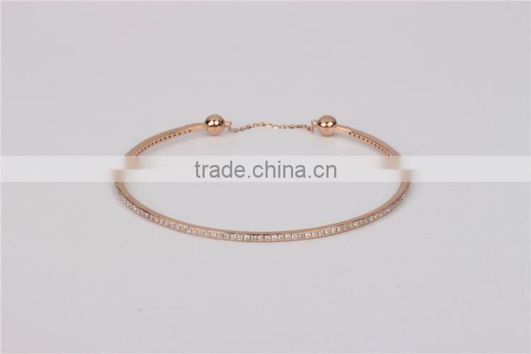 2015 high class Sterling silver snake chain bracelet