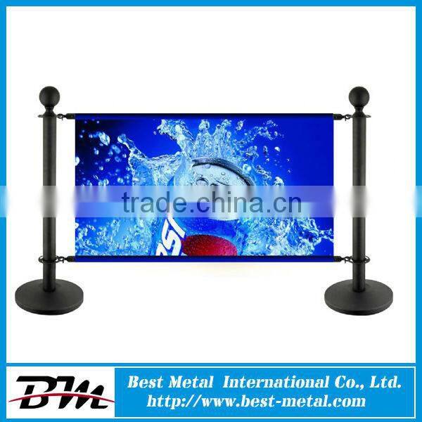 Economy Barrier Stanchion for Advertising