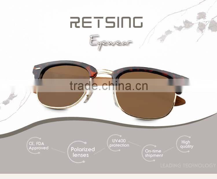 2015 Trendy Design Wood Glasses and New Arrived Polarized Lens Bamboo Glasses
