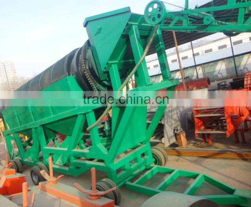 Small Gold Washing Plant Mobile Gold Trommel