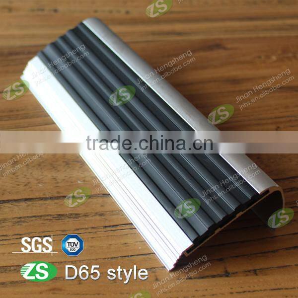 Decorative laminate stair nose Aluminum step edging strip floor strip acrylic stair step tile anti-slip stair nosing profile