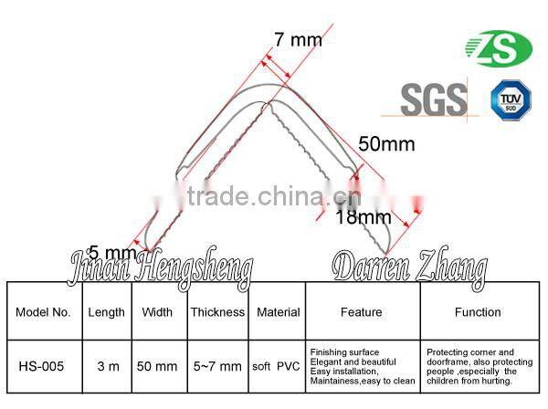 Professional Handrail Manufacturer Anti-collision Series Colorful Soft Corner Guards