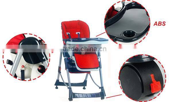 Hot-selling Practical Removable 60X75X105 cm Cheap Feeding Chair with PVC Padded