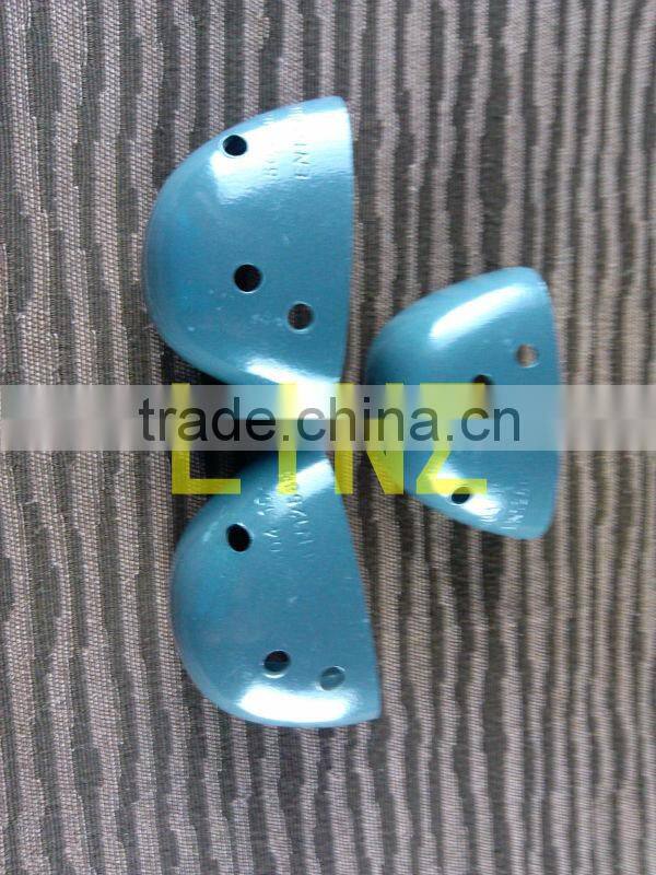 rubber anti-slip cover with aluminun toe cap for visitors
