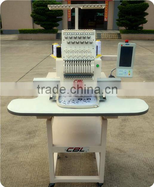 High speed cap, t-shirt and finish garment embroidery machine