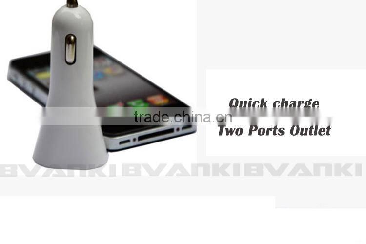 5V 2A 2ports latest Unique design dual function USB car charger with car battery tester CE approved usb car charger