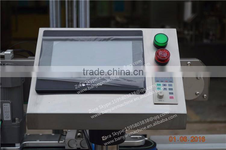 Servo motor Automatic Sticker Paper Double sides PET bottle label machinery