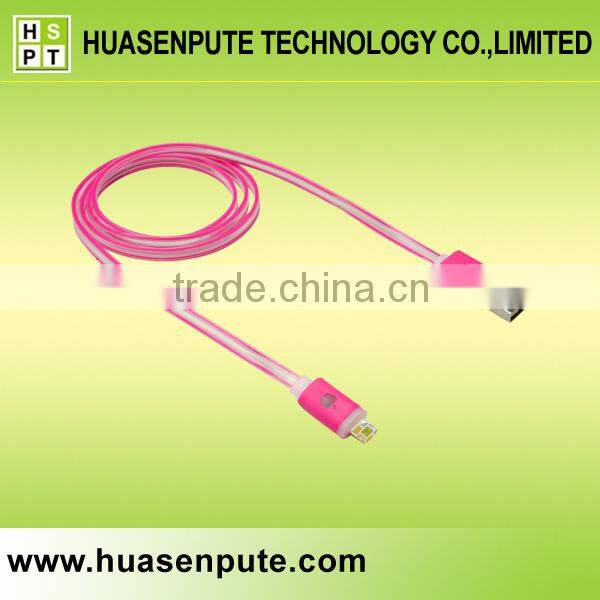 Mobile Accessory LED USB Cable, Lighting Data USB Cable for Mobile Phone