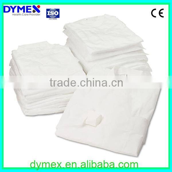 Non Woven Disposable PP Elastic Cuff Lab Coat