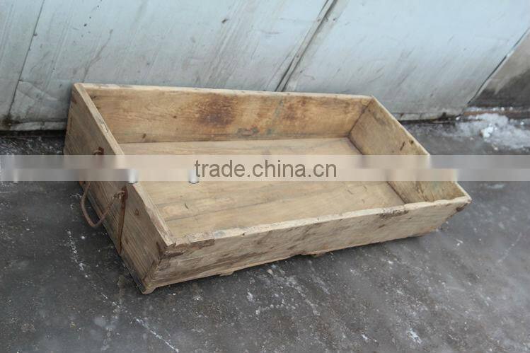 Chinese Antique Funiture Garden Outdoor Wooden Trough