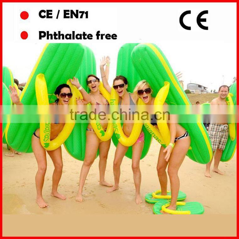Hot sale yellow pvc air mattress with pump/square air mattress/air filled mattress for promotional