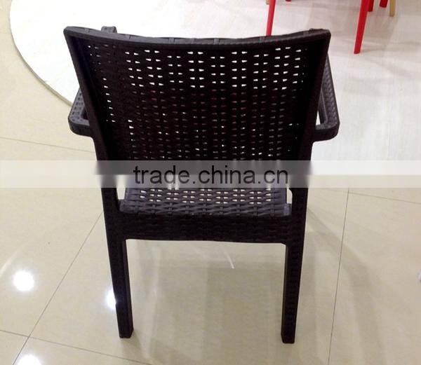 High quality armrest PP weave outdoor chair ,HYH-307