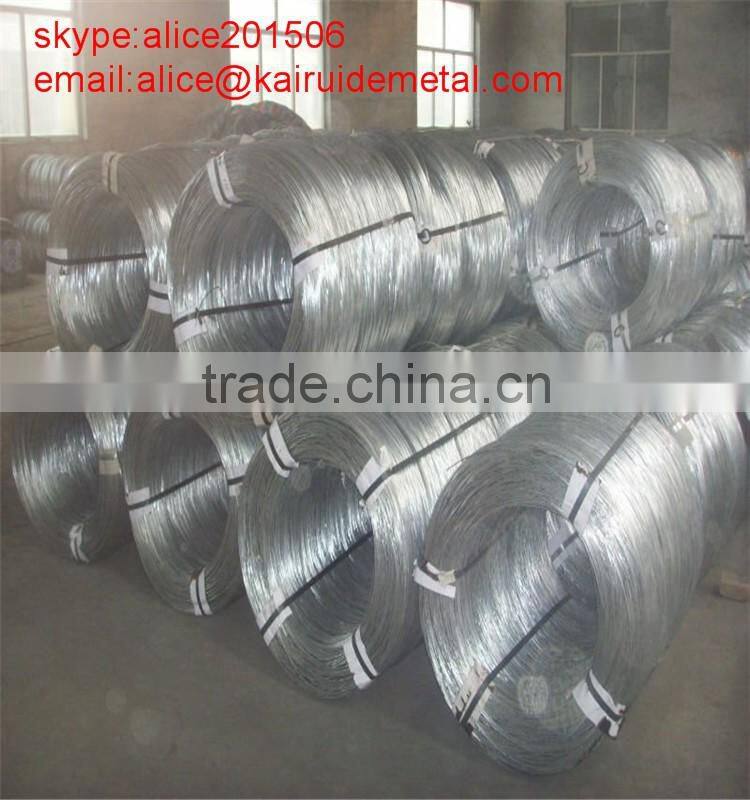 2016 hot sale all size of high quality galvanized wire/competitive price Gi wire
