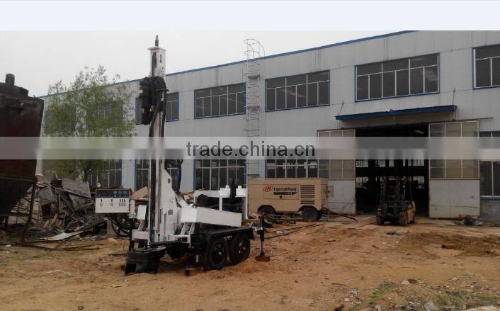 2016 brand new portable trailer mounted water well drilling rig