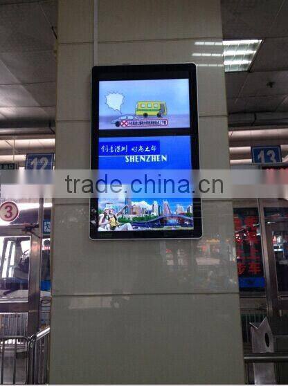 vertical wall mount lcd ad media player18.5 full hd led screen,led commercial advertising display screen