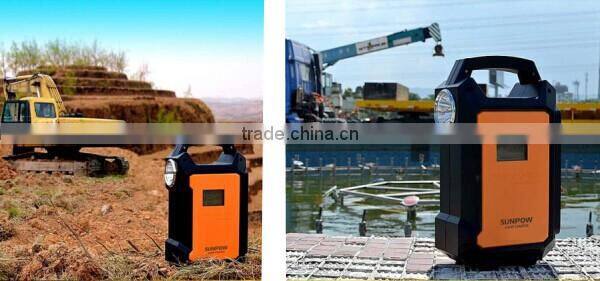 SUNPOW car emergency tool kit battery car jumper 12v/24v car starter