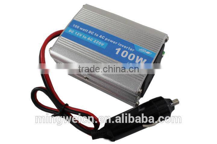 cheap 100W 12v DC TO AC Car Inverter with USB Power Port