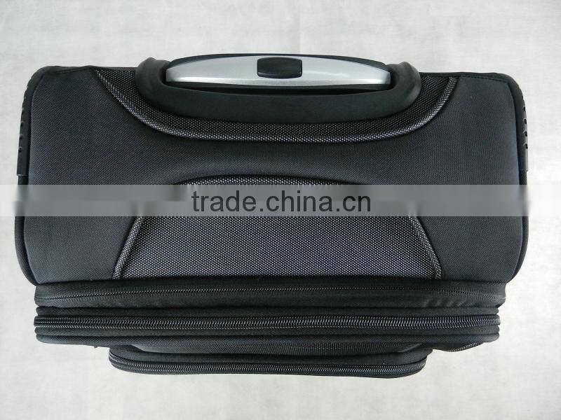 1pc promotional 18''cabin luggage 600D1200D1680D polyester trolley luggage
