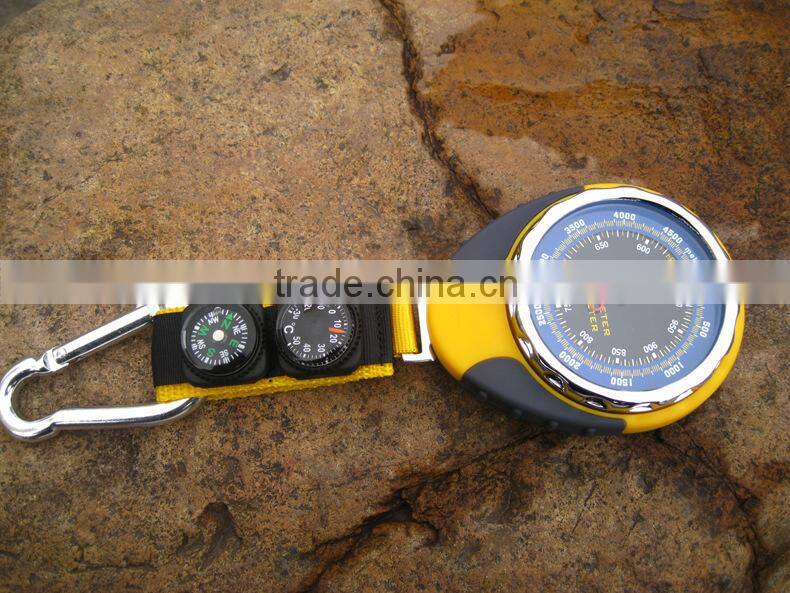 Outdoor sport 4 in 1 digital watch altimeter barometer with compass thermometer