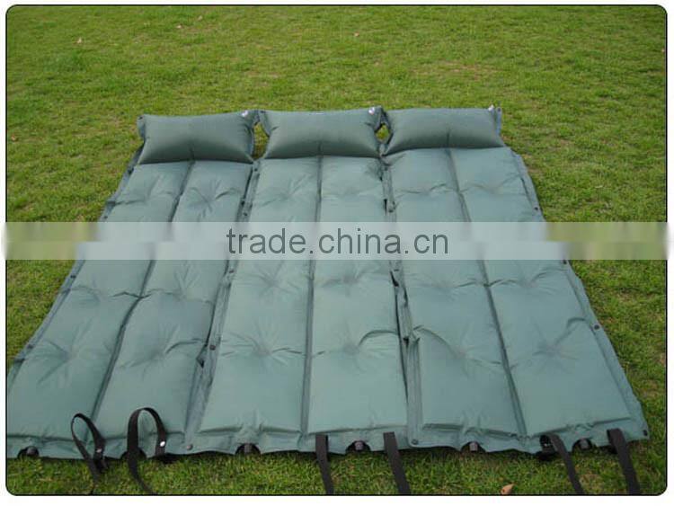 Inflatable outdoor camping mat
