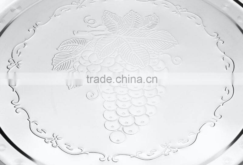 Wholesale new china tableware stainless steel steak plate