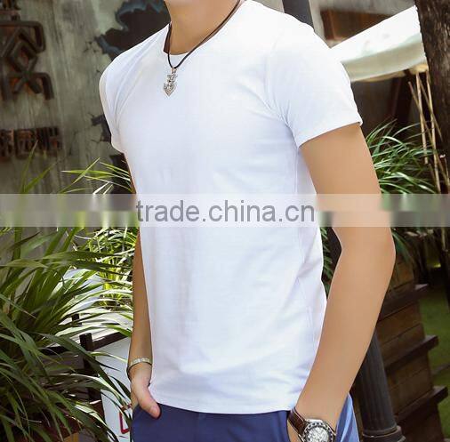 2014 high quality bulk blank t-shirt pre washed blank t-shirts