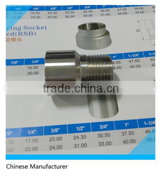 1/2" FNPT X MNPT Pipe Coupling Fitting for Brewing Kettle