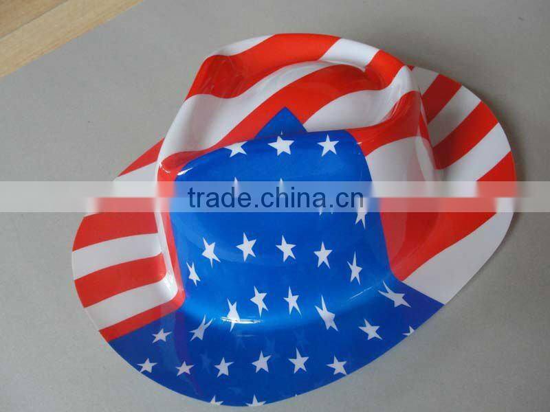 America flag glitter hat