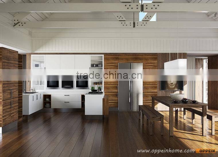Guangzhou Cheap Melamine Kitchen Cupboard Designs Kitchen Furniture