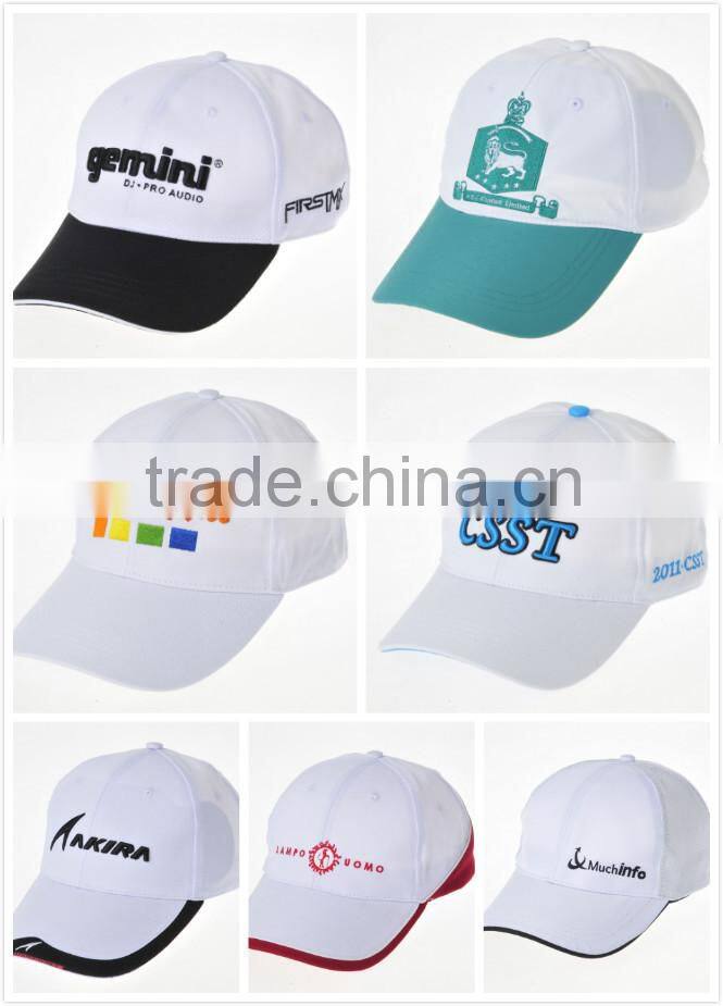 100% cotton soft material children 6-panel baseball cap and hat