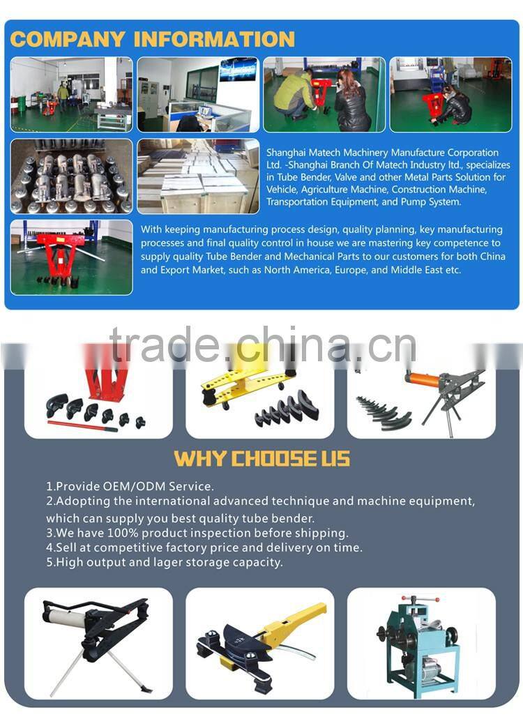 High Performence 12 Ton Hydraulic Round Bending Machine Manual Pipe