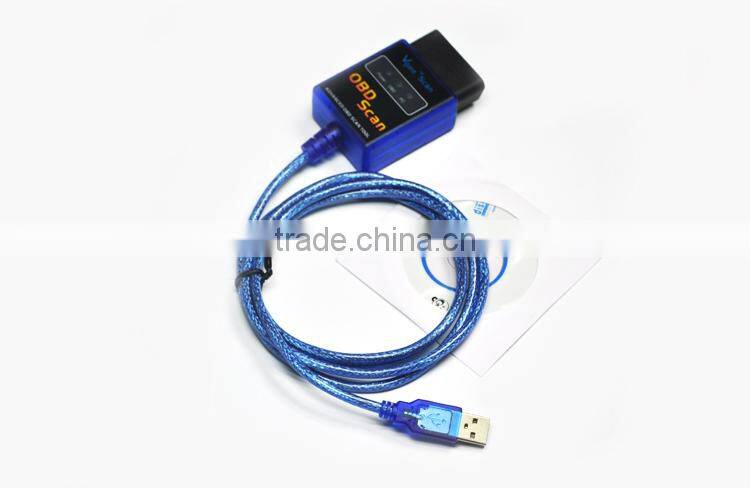 2014 Promotion Vgate ELM327 USB V2.1 MINI ELM327 USB Vgate OBD PC Interface with High Quality