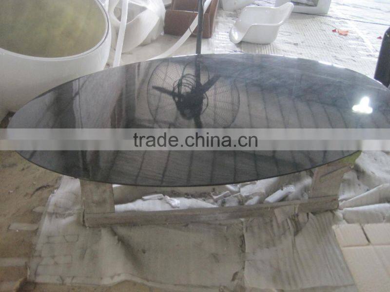dining room fiberglass oval tulip table