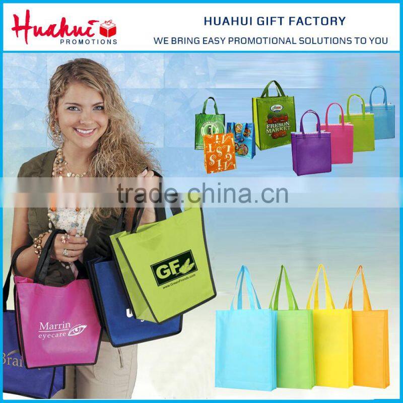Wholesale high quality silk screen printed nonwoven bag