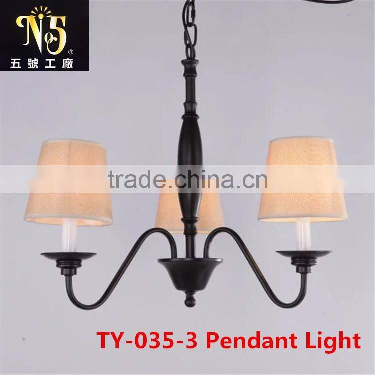 Led Simple American Style Iron Pendant Lamp With Own Factory And Outlets In China