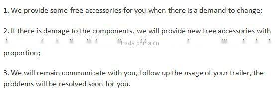 2/3 axles 40-60 tons flatbed semi trailer / flatbed trailer for sale